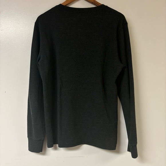 American Eagle charcoal gray men’s long sleeve shirt size medium - Picture 2 of 5